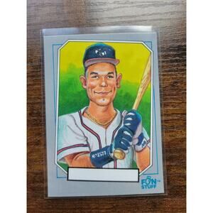 David Justice 1992 Baseball Enquirer Fun Stuff/Confex #5 - MLB - Fresh Pull